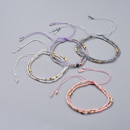 Bracelets de perles tressées BJEW-JB04543-1