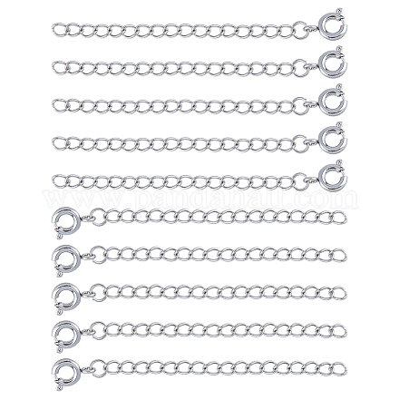 Extensor de cadena de bordillo de acero inoxidable dicosmetic 20 Uds 304 STAS-DC0013-97-1