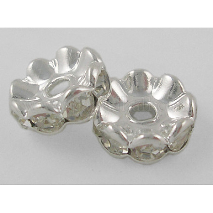 Middle East Rhinestone Spacer Beads X-RSB033NF-01-1