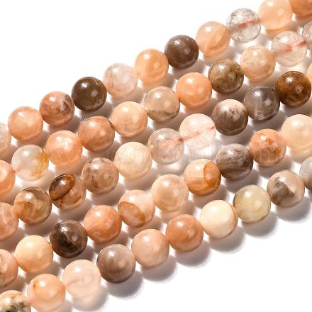 Natural Sunstone Beads Strands G-E535-01C-1