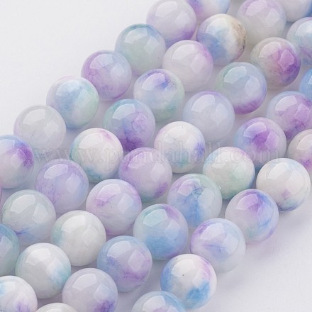 Chapelets de perles en jade persan naturel G-J356-36-10mm-1