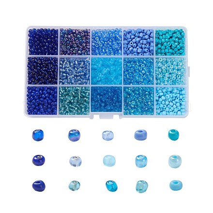 Perles de rocaille en verre SEED-JQ0001-01E-4mm-1