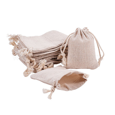 Drawstring мешки хлопка упаковка мешочки ABAG-PH0002-33A-1