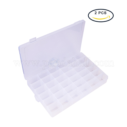 PandaHall Elite Plastic Beads Storage Containers CON-PH0001-05-1