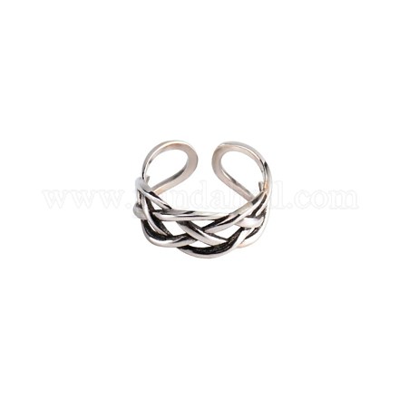 925 anelli da polso in argento sterling NJEW-BB71122-I-1