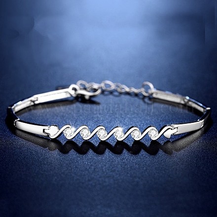 Brass Link Bracelets BJEW-BB60971-A-1