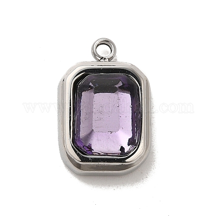 Подвески из стекла из нержавеющей стали 304 STAS-L022-062P-03-1