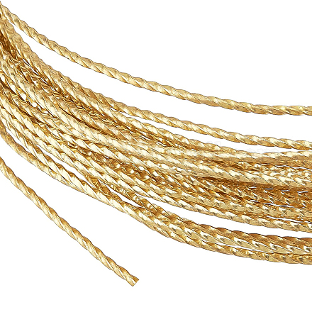 BENECREAT 6m 0.8mm Thick Textured Copper Wire CWIR-WH0013-003A-1