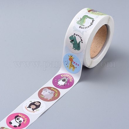 Self-Adhesive Paper Gift Tag Stickers DIY-E027-A-13-1