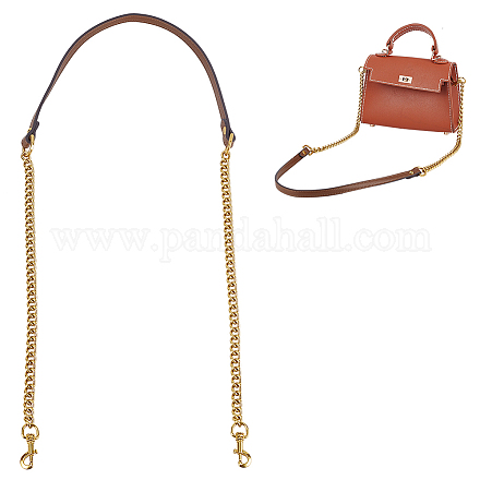 PU Leather Bag Handles PURS-WH0005-64G-1