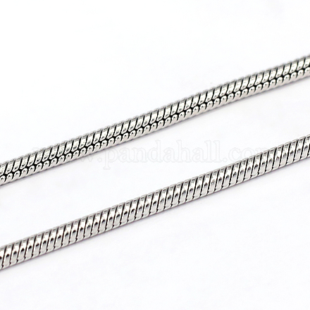 304 Stainless Steel Round Snake Chains CHS-L001-163-2mm-1