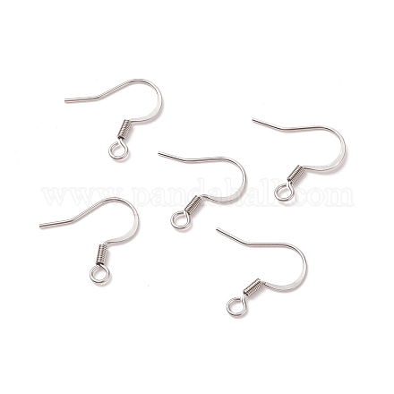 Französische Ohrringhaken aus Edelstahl STAS-Q041-1-1