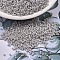 MIYUKI Delica Beads, Cylinder, Japanese Seed Beads, 11/0, (DB1518) Matte Opaque Light Smoke, 1.3x1.6mm, Hole: 0.8mm, about 20000pcs/bag, 100g/bag