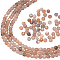 2 Strands Natural Multi-Moonstone Beads Strands, Faceted, Round, 2mm, Hole: 0.6mm, about 178pcs/strand, 15.35 inch(39cm)