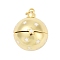 Brass Micro Pave Cubic Zirconia Locket Pendants, with Enamel, Lead Free & Cadmium Free, Long-Lasting Plated, Round, with Jump Ring, Real 18K Gold Plated