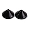Natural Obsidian Cabochons, Cone, 30x17.5mm
