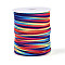 Soft Nylon Braided Cord, Elastic Piping Cord Trim, Colorful, 5x3mm, about 21.87 yards(20m)/roll