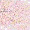 Glass Seed Beads, Round Hole, Peanut, Pink, 3.5x6x3.5mm, Hole: 0.8mm, about 100pcs/10g