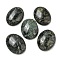 Natural Kambaba Jasper Cabochons, Oval, 30x21.5~22x5~8.5mm