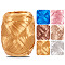 Raffia Crinkle Shred Filler, for Gift Wrapping & Easter Basket Filling, Gold, 5mm, about 87.49 Yards(80m)/Roll