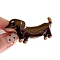 Plastic Alligator Hair Clips, Hair Accessories for Women & Girls, Dog, 70mm