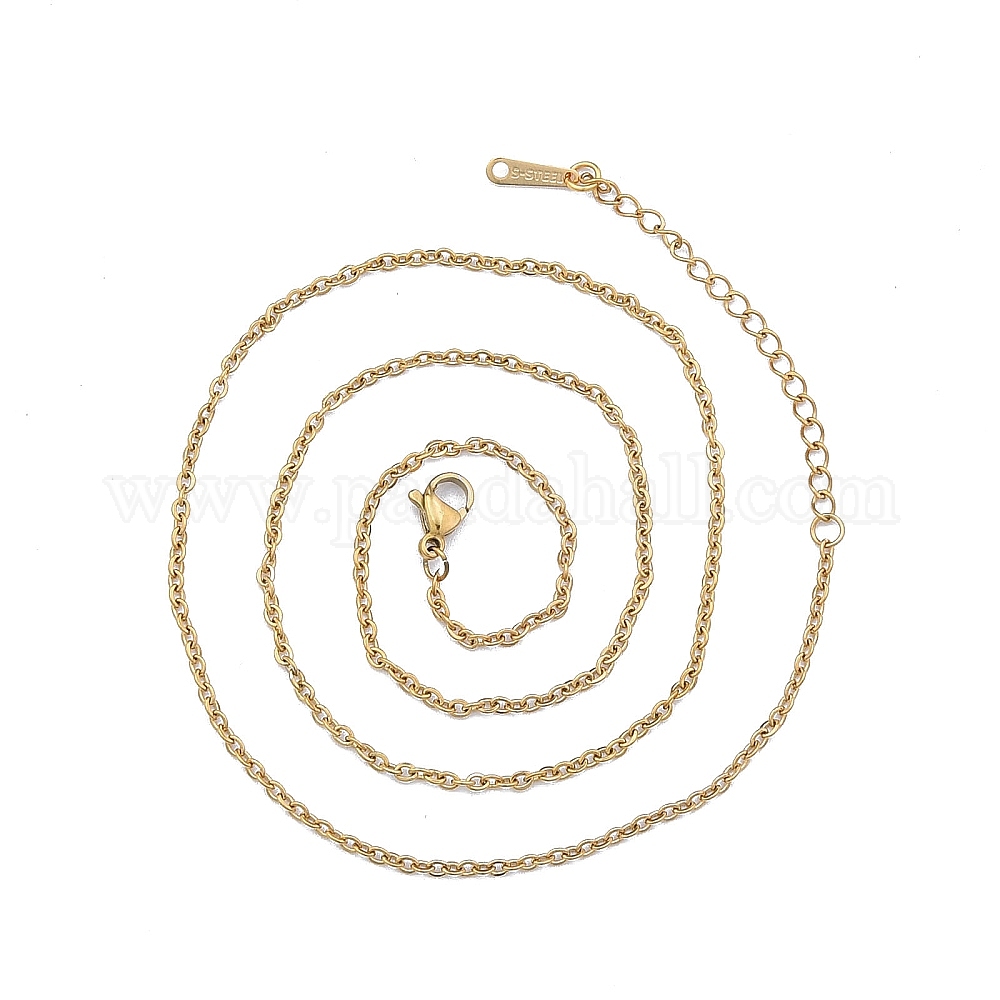 Wholesale 304 Stainless Steel Cable Chains Necklace for Men Women