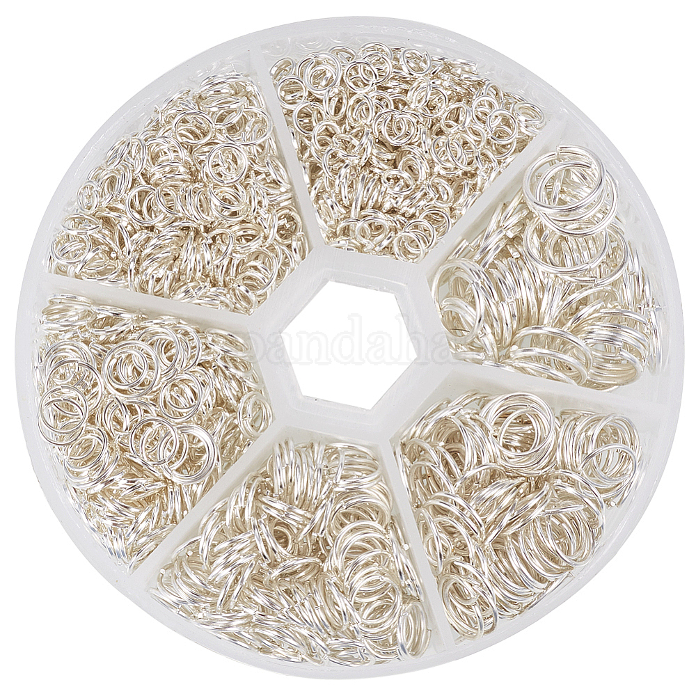 Anneaux De Saut Ouverts Or - 1390 Pièces, 4-10mm, Pour Fabrication Bijoux DIY