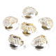 Transparent Spray Painted Glass Beads GLAA-N035-033-D01-2