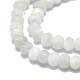 Brins de perles de pierre de lune arc-en-ciel naturel G-F715-086-3