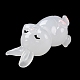 Ornamento di coniglio in resina luminosa DJEW-R011-02A-4