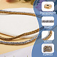 Cheriswelry 2 Stränge 2 Farben galvanisieren nichtmagnetische synthetische Hämatit-Perlenstränge G-CW0001-11-4