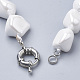 Shell collane di perle perline NJEW-Q310-18-3