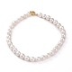 Natürliche Barockperlen Keshi Perlen Perlenketten NJEW-JN03295-1