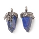 Natural Lapis Lazuli Pendants G-C051-03H-3