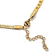 304 Stainless Steel Herringbone Chain Necklaces NJEW-P282-05G-4