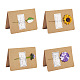 Kissitty 32pcs 4 Farben Papierkarten DIY-KS0001-15-1