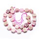 Chapelets de perles en opale rose naturelle G-K223-59A-2