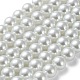 Chapelets de perles rondes en verre peint X-HY-Q003-12mm-01-2