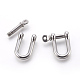 304 Stainless Steel Screw D-Ring Anchor Shackle Clasps STAS-O114-096C-P-2