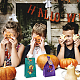 24 Stück 4 Farben Halloween Papieraufbewahrung Geschenktüten-Sets ABAG-WH0038-31-5