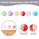 arricraft 60 Pcs Colorful Crackle Beads CACR-AR0001-01-2