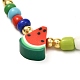 Adjustable Cord Bracelet for Teen Girl Women BJEW-JB06880-5