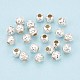 Strukturierte 925 Sterling Silber Perlen&nbsp;STER-T008-44S-03-1