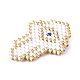 Pendentifs en perles de rocaille faites à la main SEED-I012-13A-3