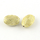 Oval Plating Acrylic Beads PACR-S452-21-1