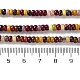 Природные mookaite бисер нитей G-K343-C34-01-5