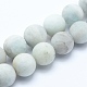 Chapelets de perles en aigue-marine naturelle G-E483-22-6mm-1
