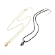 Halsketten-Sets mit Herzanhänger aus Metalllegierung NJEW-B081-07A-2
