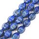 Chapelets de perles en lapis-lazuli naturel G-K311-09C-4
