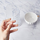 2pcs Acrylic Cup Coasters 2 Colors Ins Irregular Coaster Clear Cloud Shape Drink Coffee Mat Coasters Tea Cups and Bottles Holder for Dining Room Desk Kitchen Bar Table Decorations AJEW-DR0001-15-3